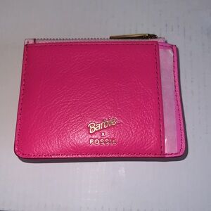 Barbie x fossil mini wallet cardholder